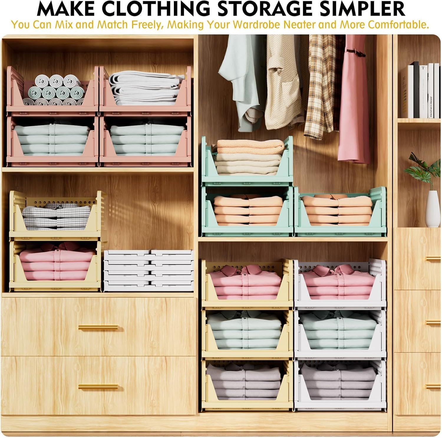 Stackable Closet Storage Basket organization made easy. Discover how these modular baskets simplify storage, declutter your home, and upgrade closets with smart space-saving design.