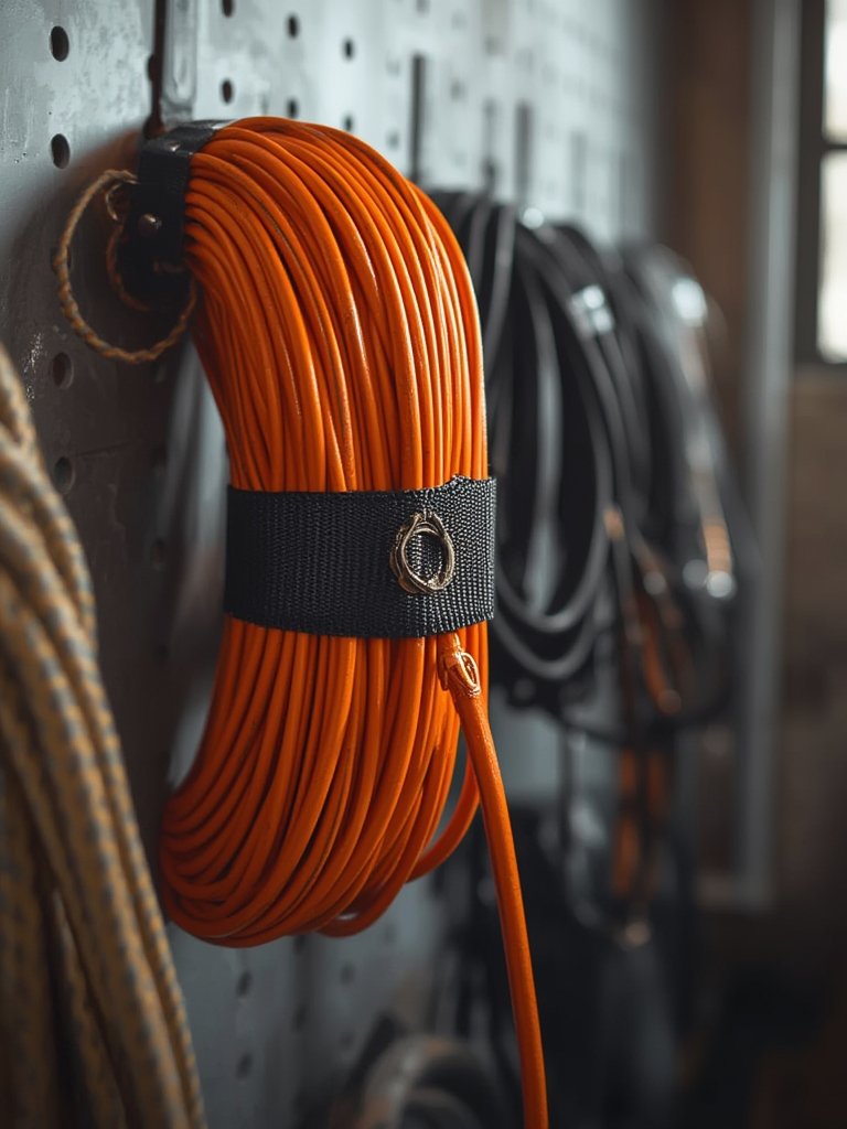 cord organizer in action