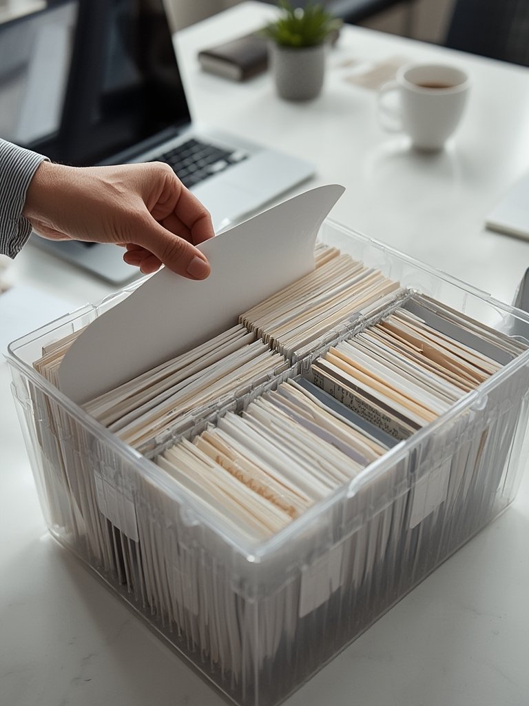 document sorter in action