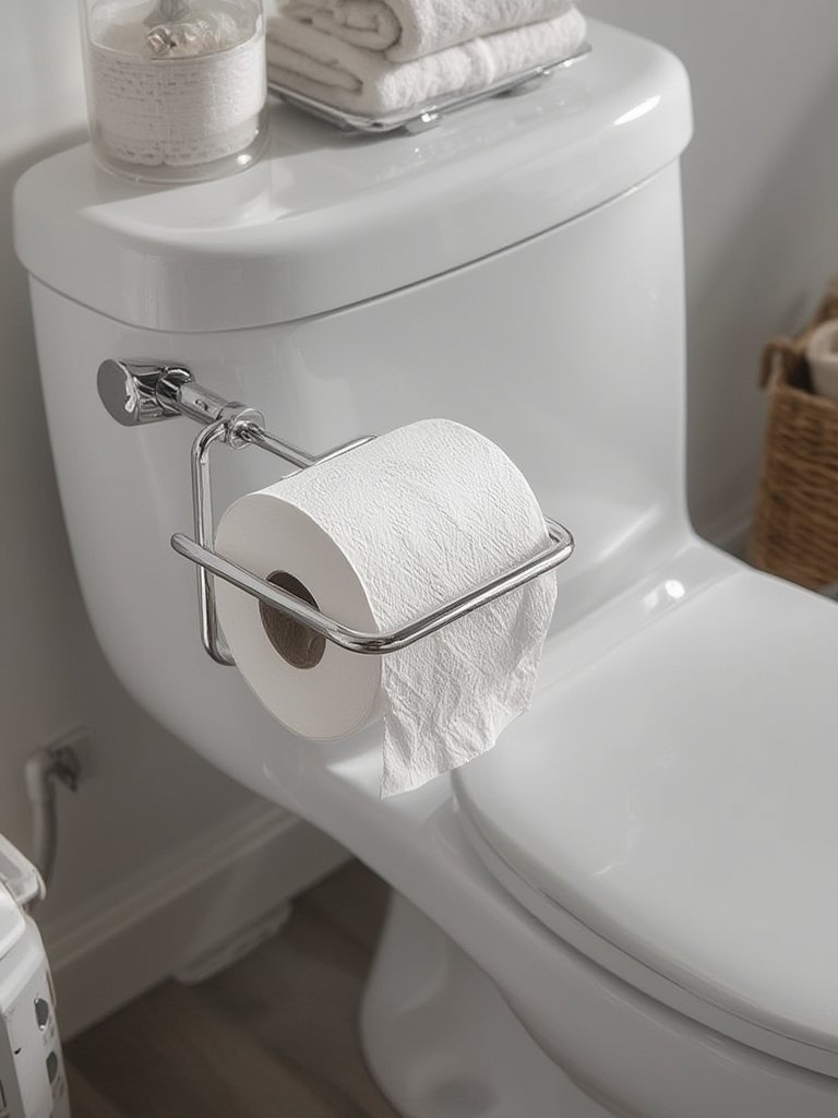 toilet organizer in action