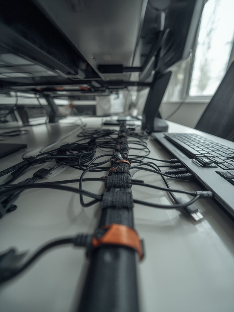 Cable Organizer: 10 Ultimate Steps For Amazing Cord Management In 2026 2 cable organizer in action