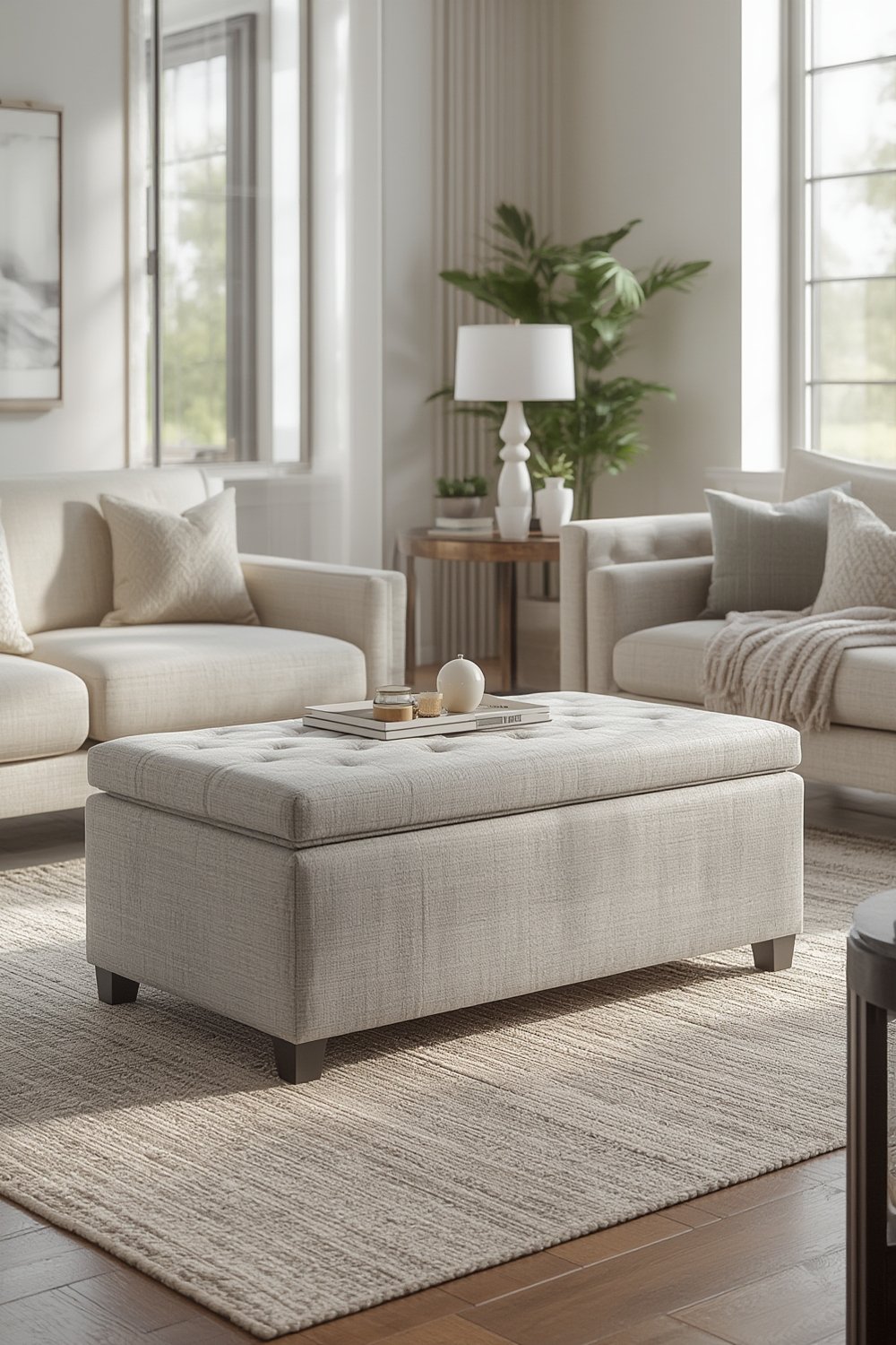 storage ottoman product view