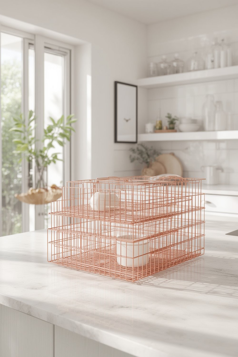 wire basket product view